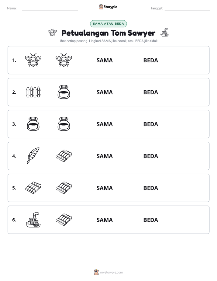 Sama atau Berbeda