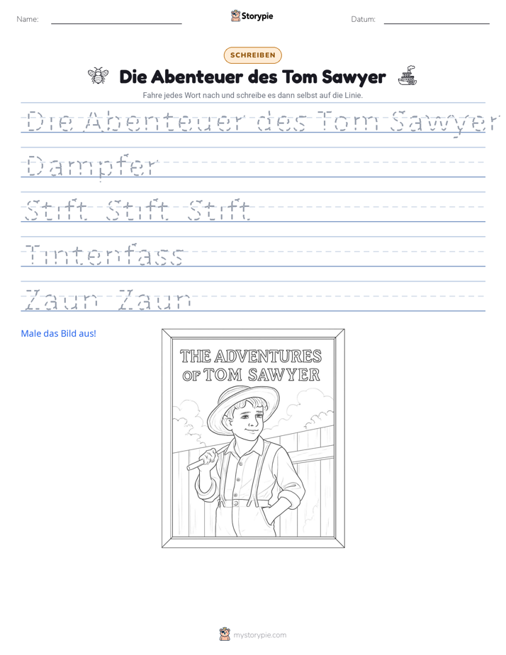 Schreibübung