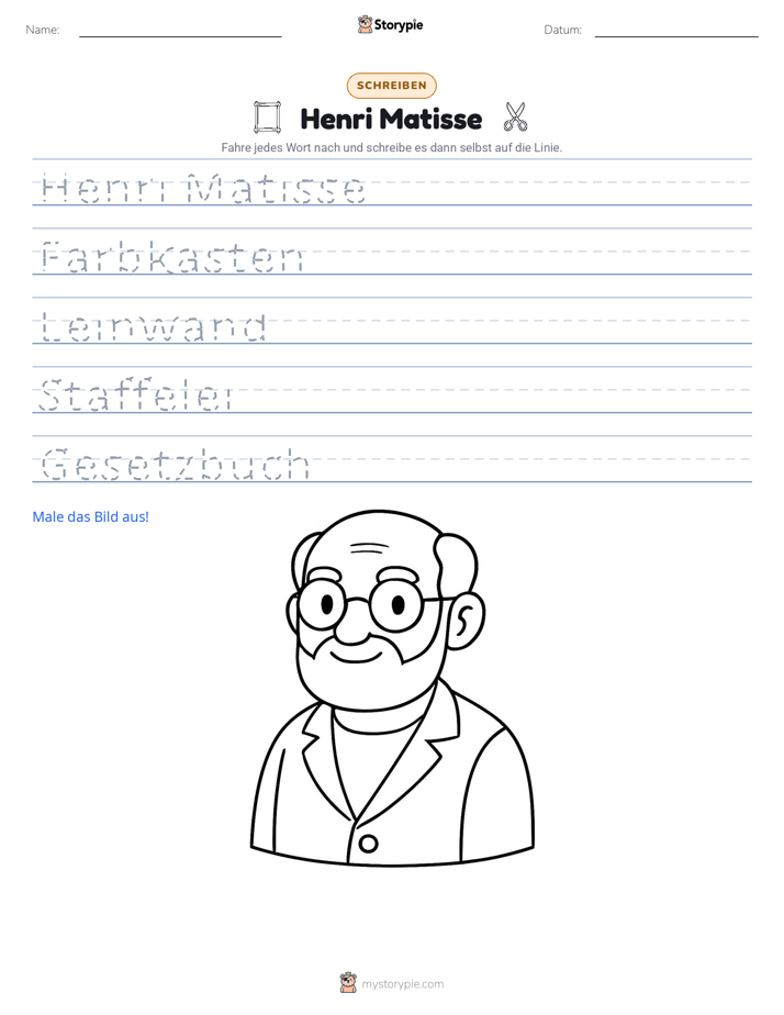 Schreibübung