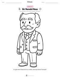 Sir Ronald Ross druckbare Arbeitsblatt Vorschau