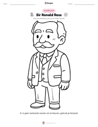 Sir Ronald Ross afdrukbare werkblad voorbeeld