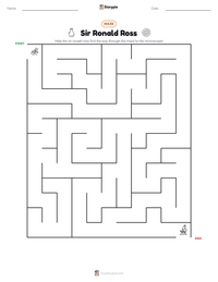 Sir Ronald Ross printable worksheet preview