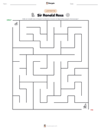 Aperçu de la feuille de travail imprimable Sir Ronald Ross