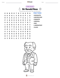 Sir Ronald Ross printable worksheet preview