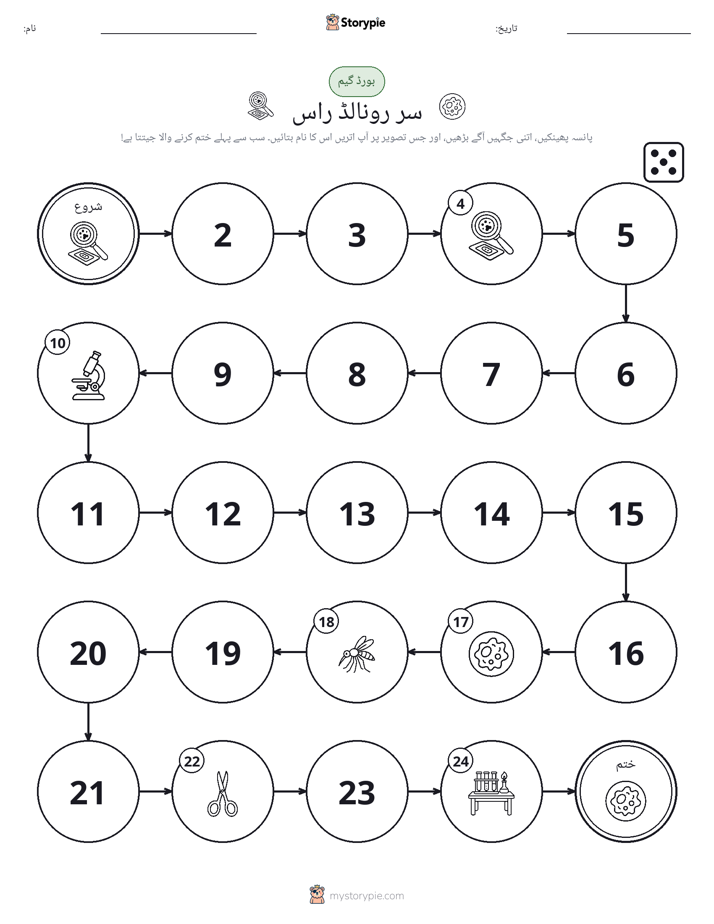 رول اور منتقل کریں کھیل