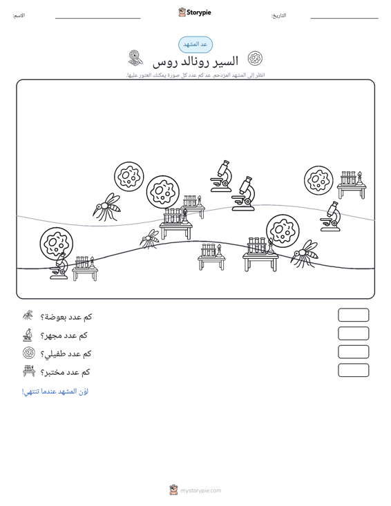 مشهد العد