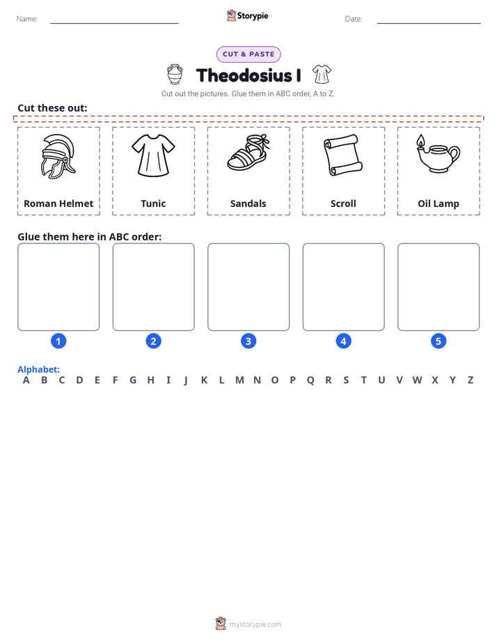 Cut & Paste Alphabet