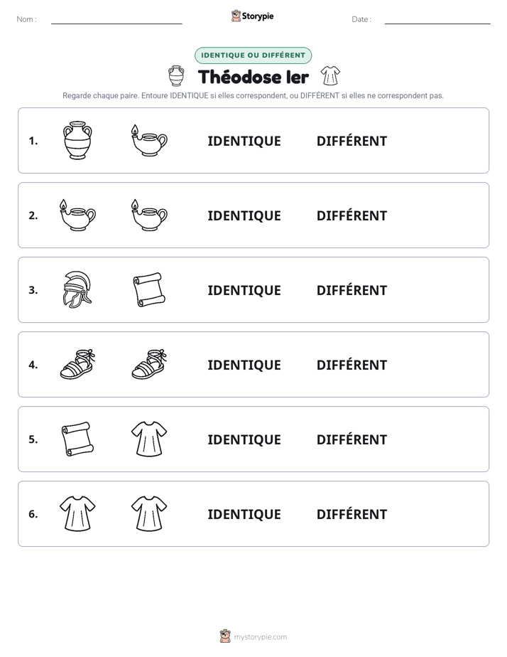 Identique ou Différent