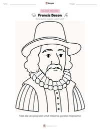 Prabaca lembar kerja cetak Francis Bacon