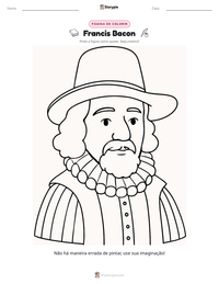 Prévia da folha de atividades imprimível Francis Bacon