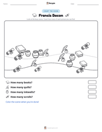 Francis Bacon printable worksheet preview