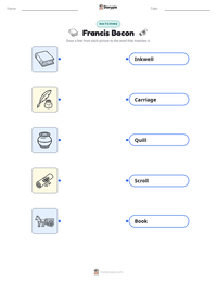 Francis Bacon printable worksheet preview