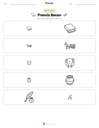 Francis Bacon printable worksheet preview