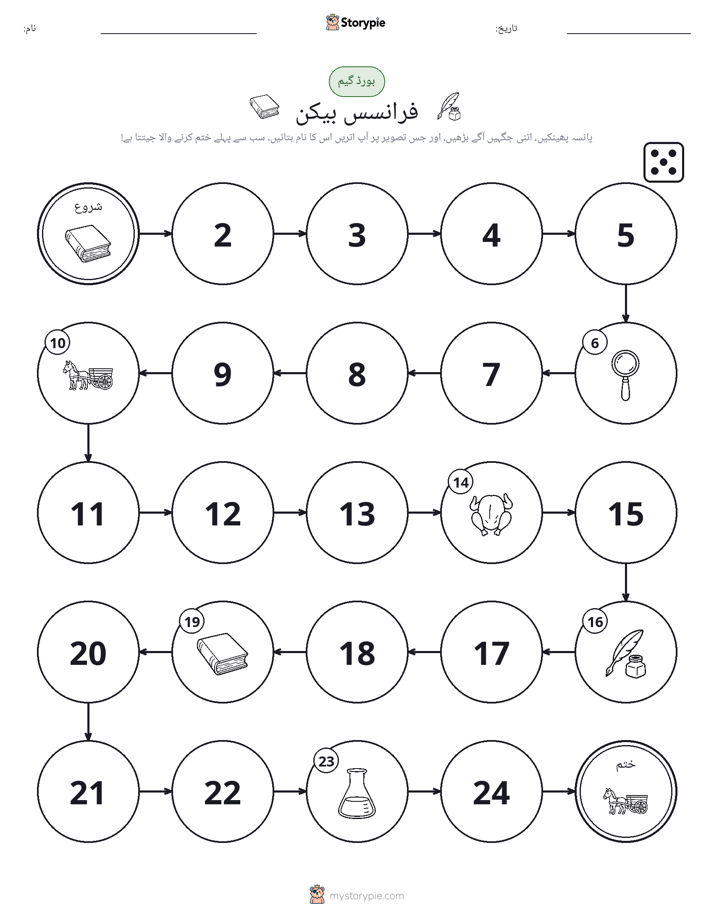 رول اور منتقل کریں کھیل