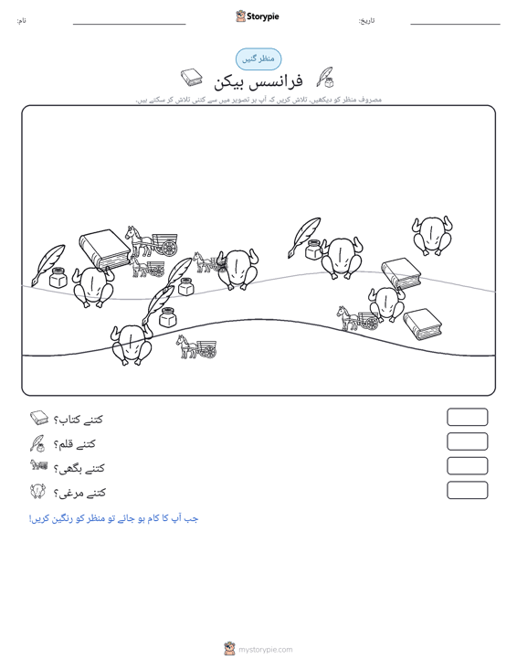گنتی کا منظر