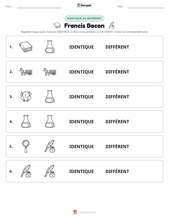 Identique ou Différent