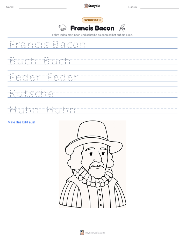 Schreibübung
