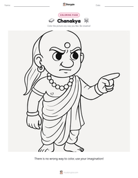 Chanakya printable worksheet preview