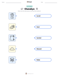 Chanakya printable worksheet preview