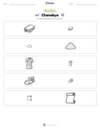 Chanakya printable worksheet preview