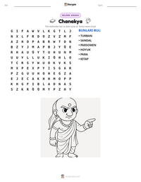Chanakya yazdırılabilir çalışma sayfası önizlemesi