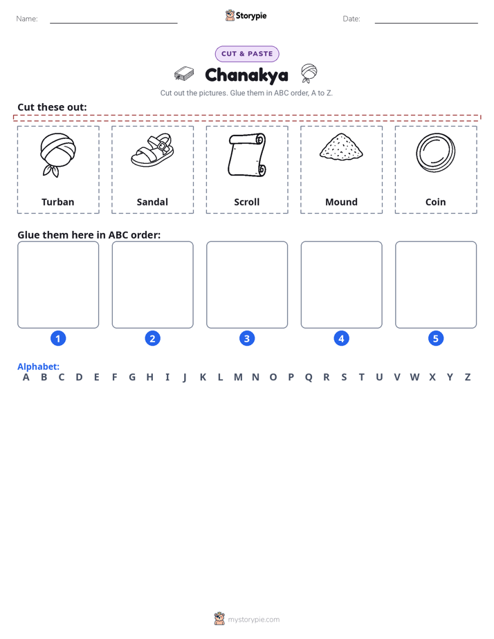 Cut & Paste Alphabet