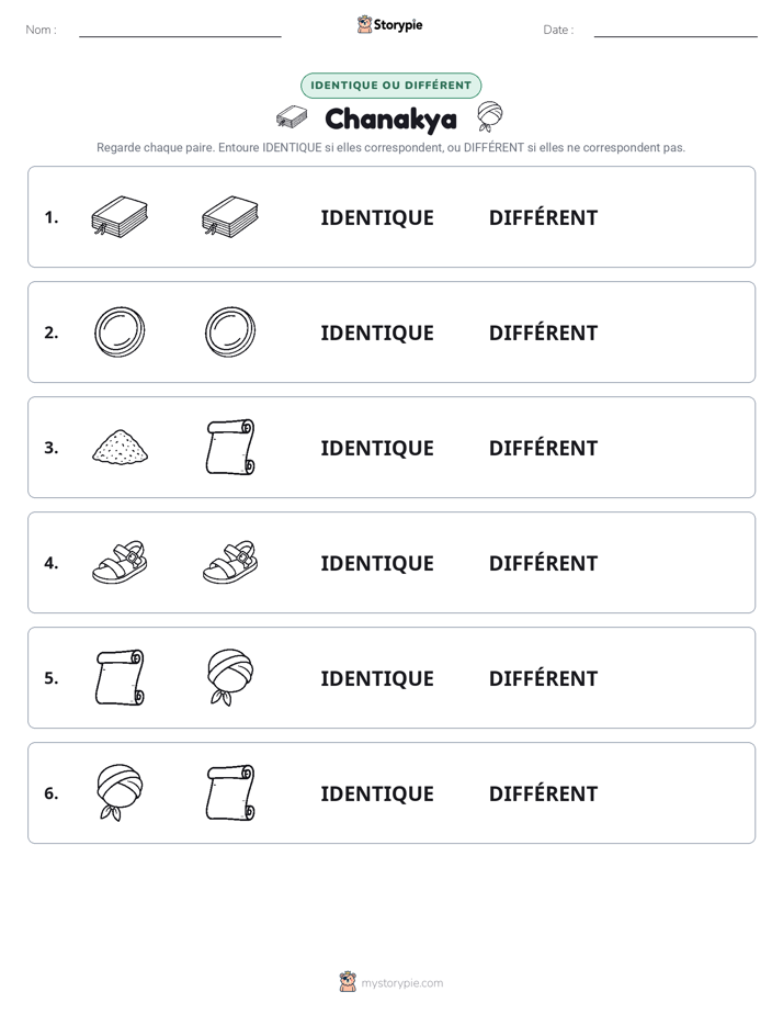Identique ou Différent