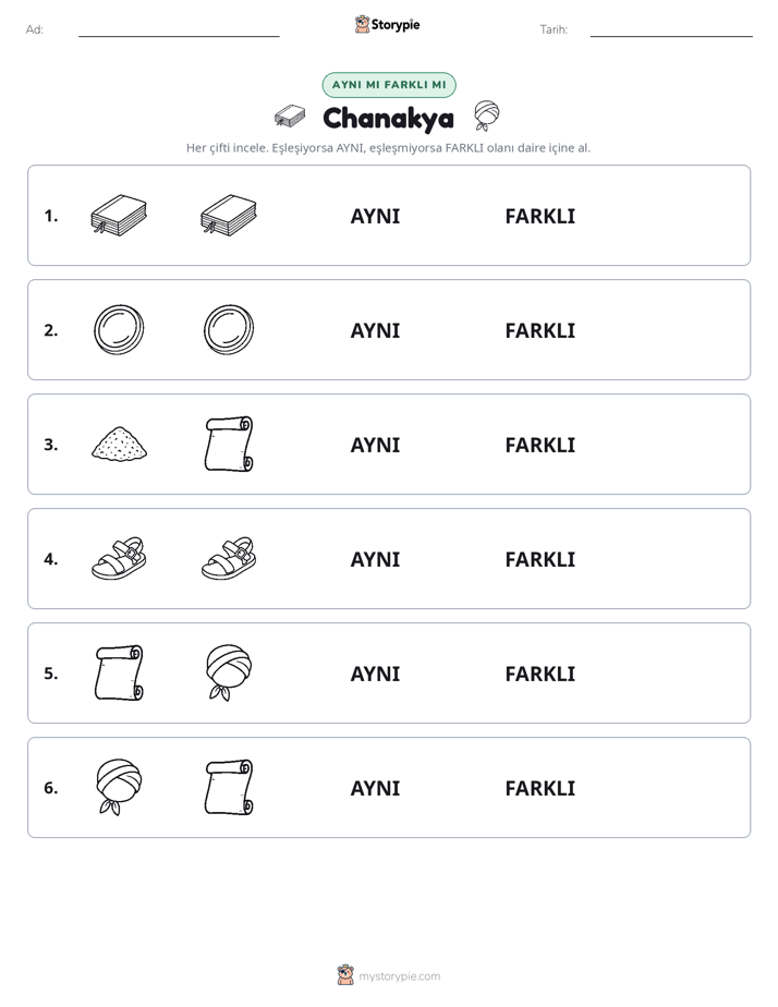 Aynı mı Farklı mı