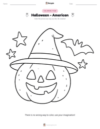 Halloween - American printable worksheet preview