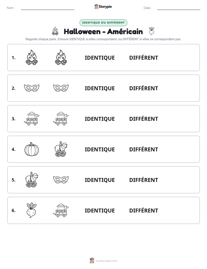 Identique ou Différent