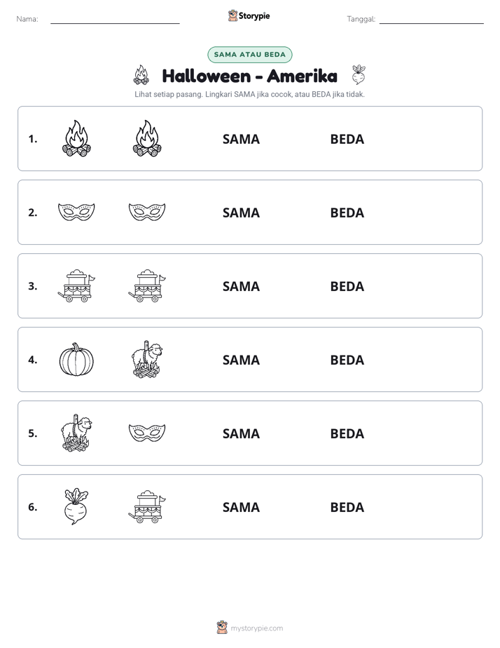 Sama atau Berbeda