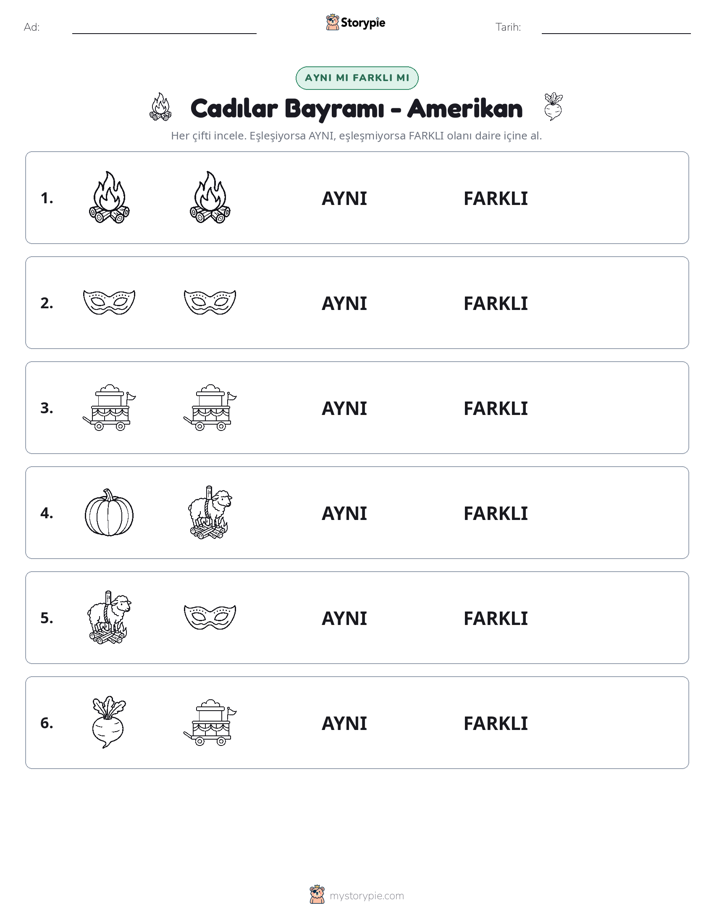 Aynı mı Farklı mı