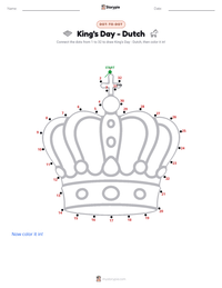 King's Day - Dutch printable worksheet preview