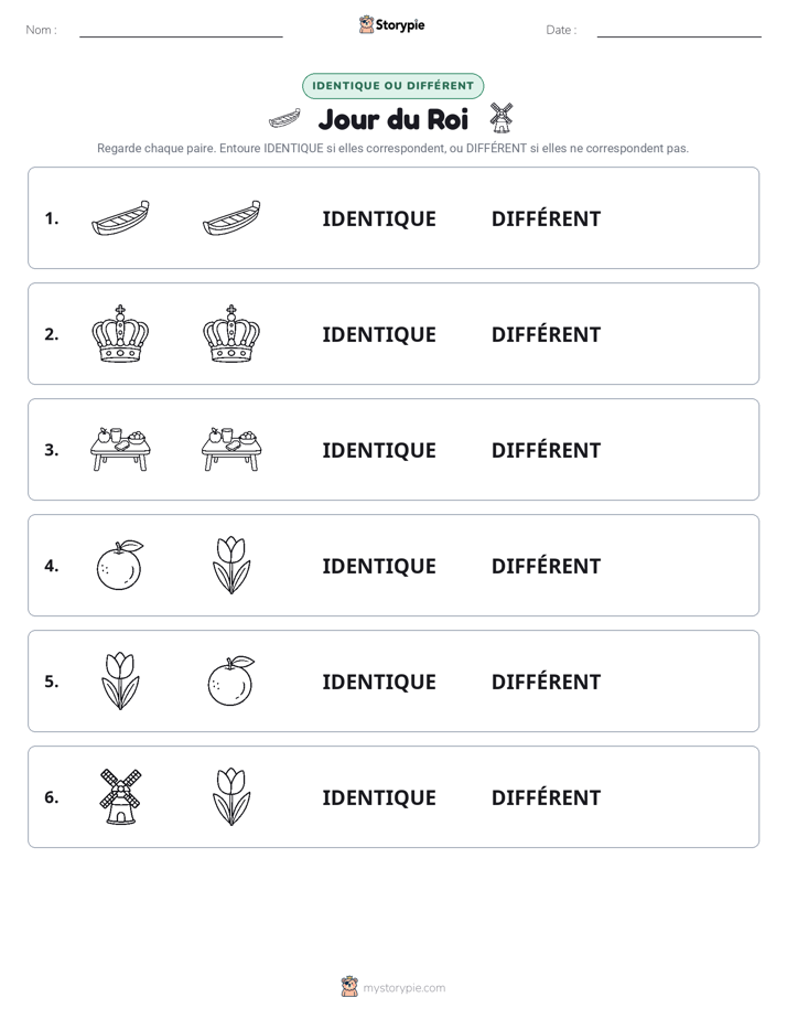 Identique ou Différent