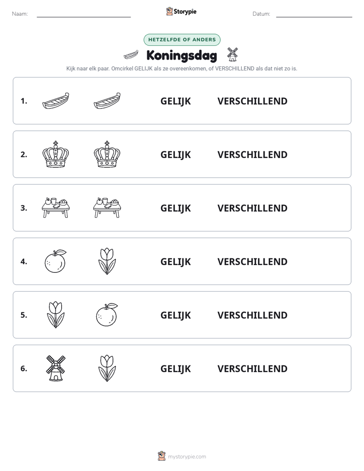 Zelfde of Verschillend