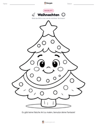 Weihnachten druckbare Arbeitsblatt Vorschau