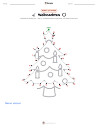 Weihnachten druckbare Arbeitsblatt Vorschau