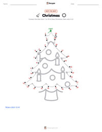 Christmas printable worksheet preview