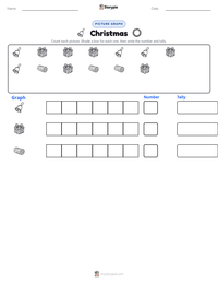 Christmas printable worksheet preview