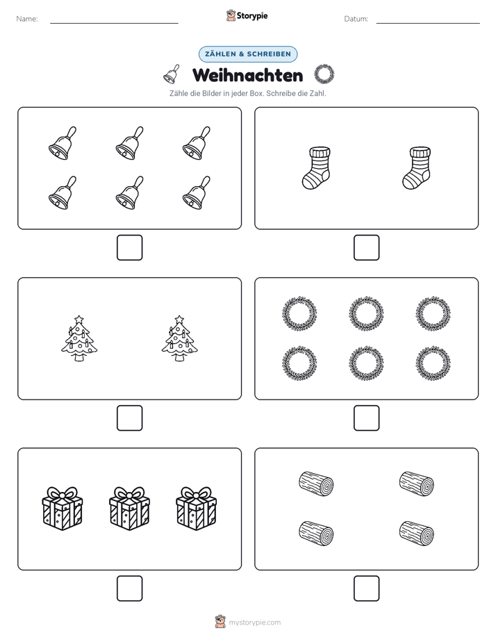 Zählen & Schreiben