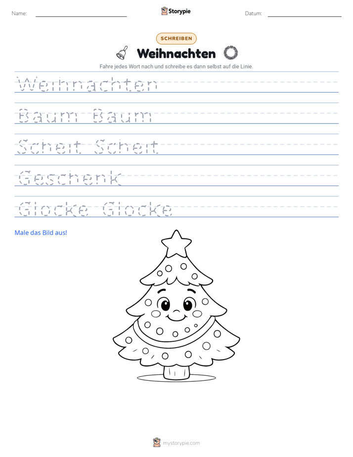 Schreibübung