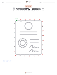 Children's Day - Brazilian printable worksheet preview