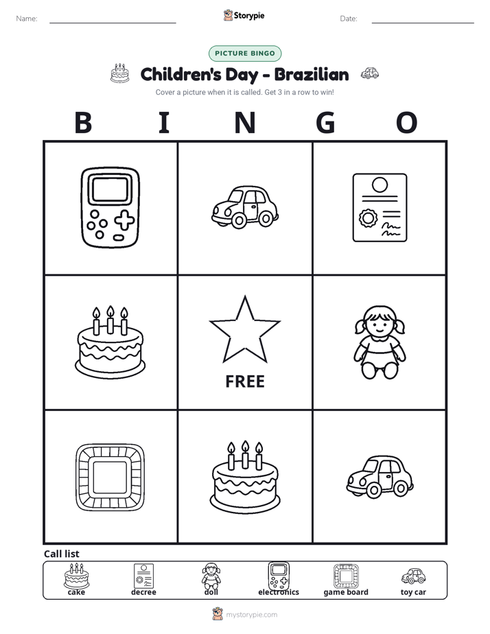 Picture Bingo