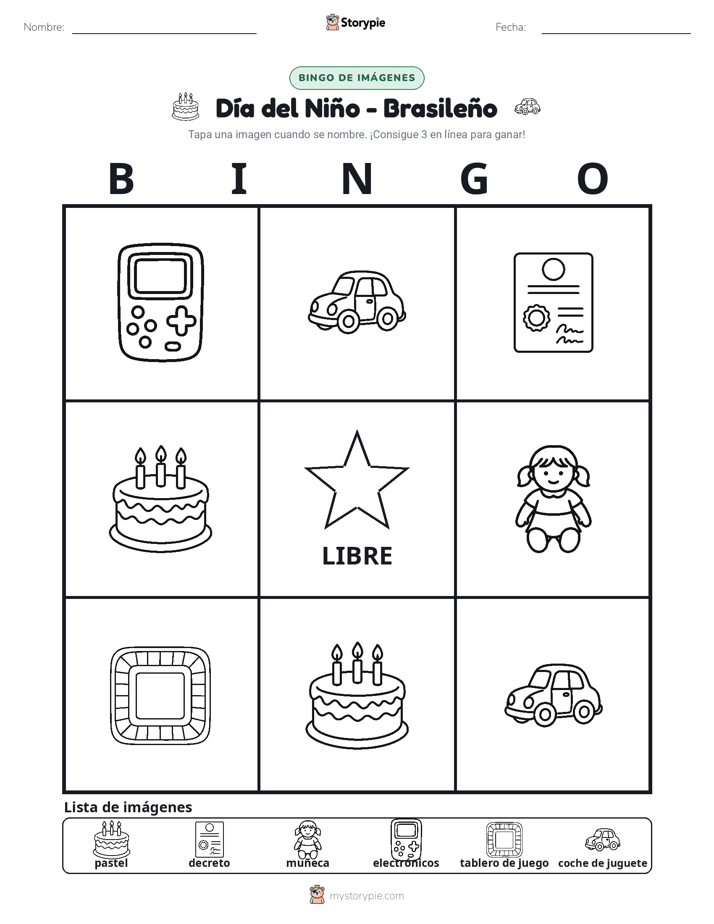 Bingo de Imágenes