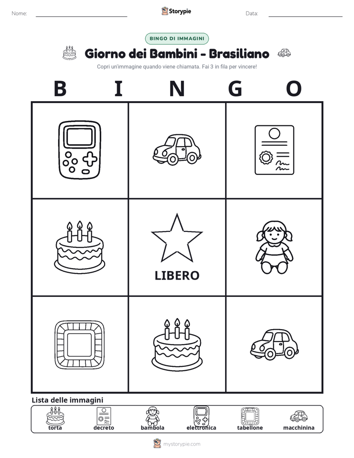 Bingo delle Immagini