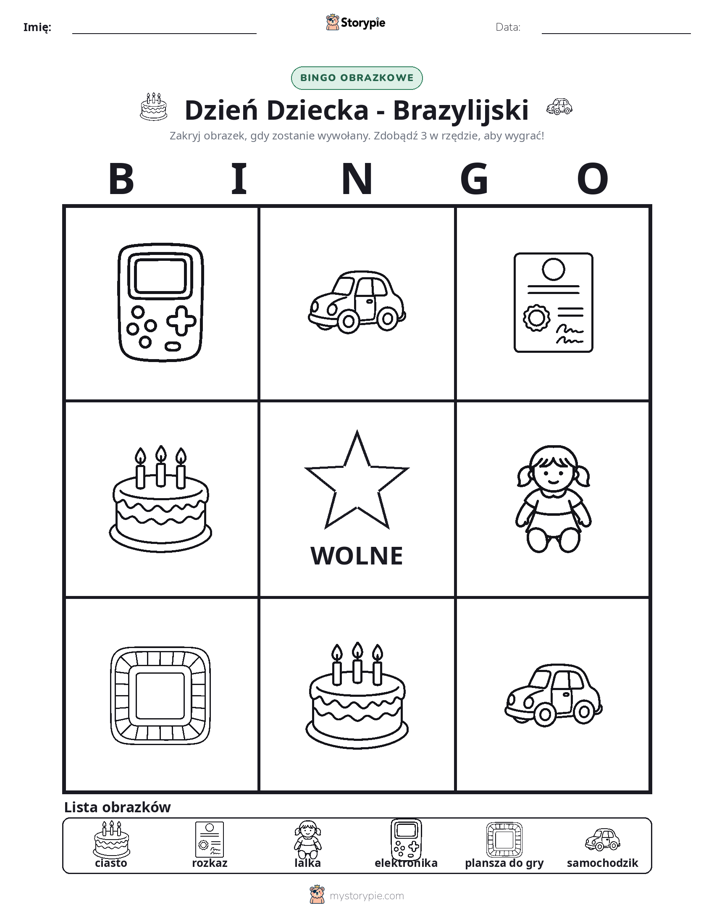Bingo obrazkowe