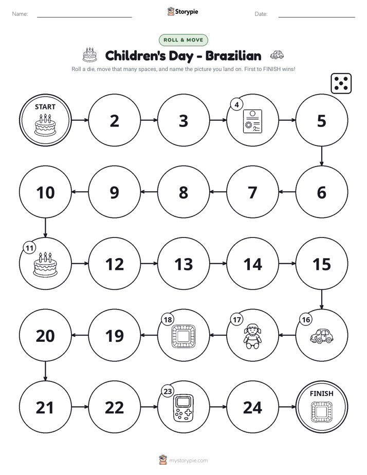Roll & Move Game