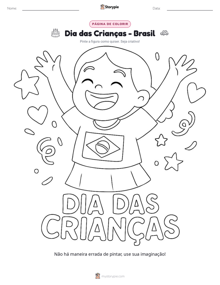 Página para colorir