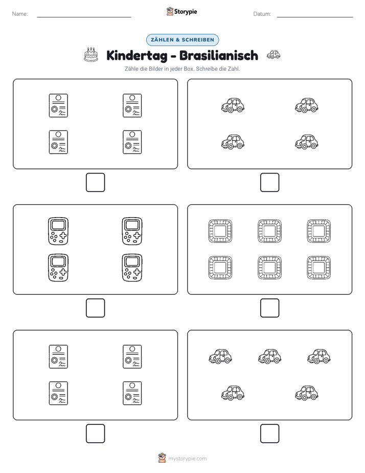 Zählen & Schreiben