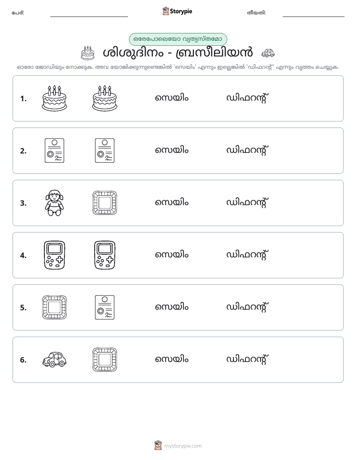 ഒന്നോ വ്യത്യാസമോ